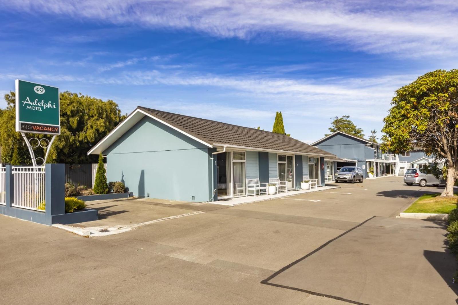 The Adelphi Motel Christchurch Exterior foto